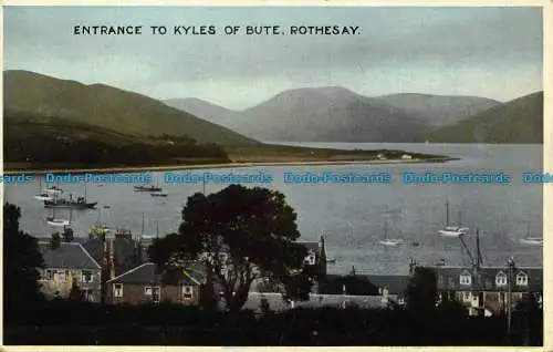 R039663 Eingang zu Kyles of Bute. Rothesay. Dennis