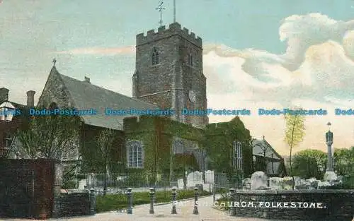 R039311 Pfarrkirche. Folkestone