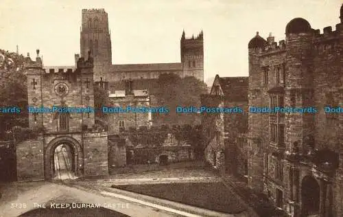 R039692 The Keep. Durham Castle. Lachs. Sepio. Nr. 5738