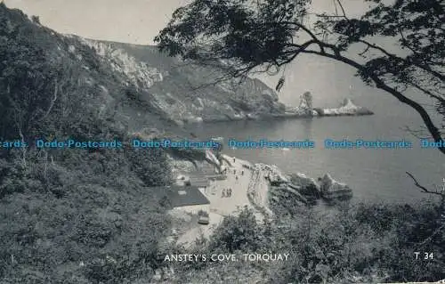 R039348 Ansteys Cove. Torquay. Lansdowne Verlag