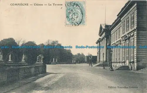 R039717 Compiegne. Schloss. Die Terrasse. 1905