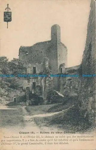 R040650 Clisson. Ruinen des Alten Schlosses