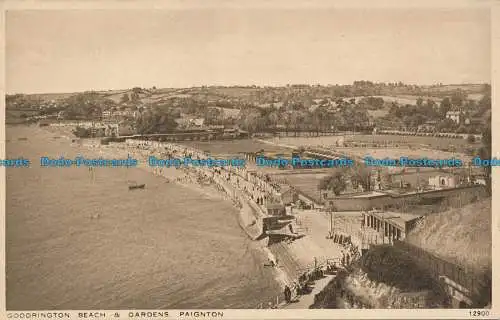 R039374 Goodrington Beach and Gardens. Paignton. Lachs