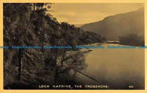 R039743 Loch Katrine. Die Trossachs. Nr. 40