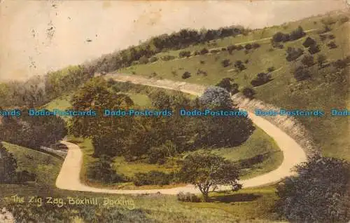 R039825 Der Zickzack. Boxhill. Dorking. E.K. Boorer