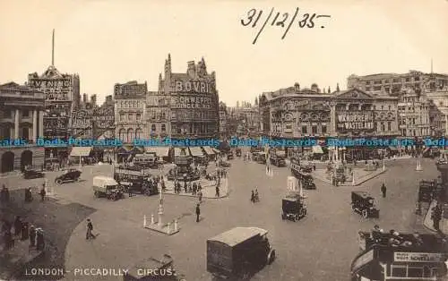 R040759 London. Piccadilly Circus. C.F. Schloss