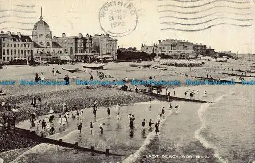 R039852 East Beach. Worthing. Dennis. 1922