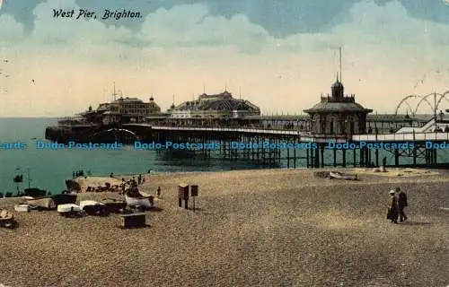 R039854 West Pier. Brighton. 1924