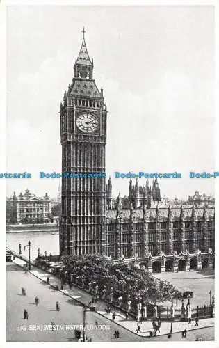 R040793 Big Ben. Westminster. London. Valentinstag. Silber