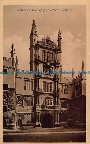 R039916 Schulturm der fünf Orden. Oxford