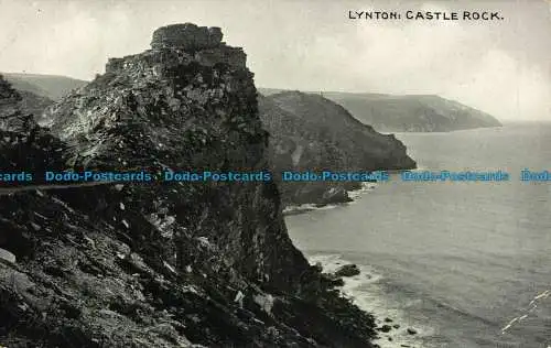 R039948 Lynton. Castle Rock. Photochrom. 1919