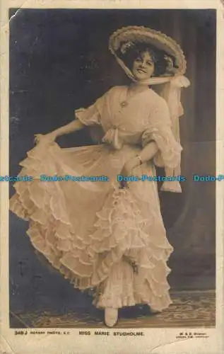 R040881 Miss Marie Studholme. Drehbar. Nr. 349J. 1904