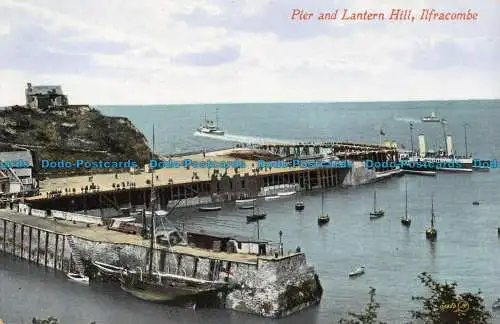 R039977 Pier und Lantern Hill. Ilfracombe. Valentinstag