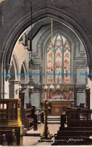 R041035 Kircheninnenraum. Allendale. Hartmann. 1906