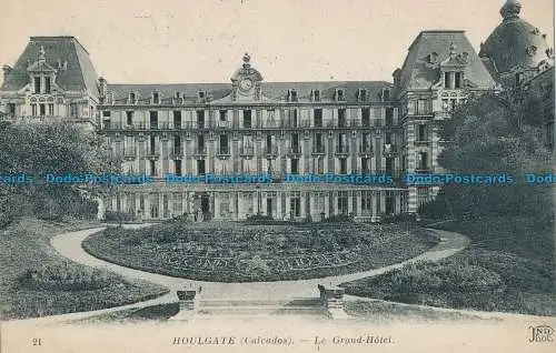 R040121 Houlgate. Das Grand Hotel. Neurdein. Nr. 21