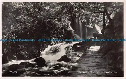 R041053 Wasserfall Glen. Llanberis. Nr. W.512. RP