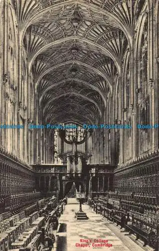 R041137 Kings College Chapel. Cambridge. Cantab. Nr. 4