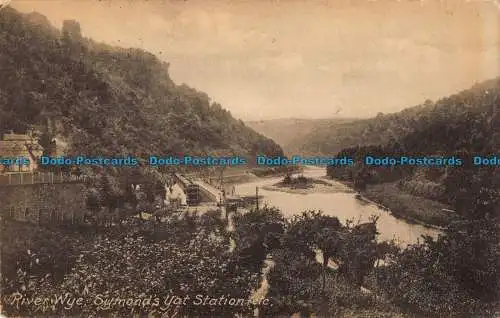 R040215 River Wye. Symonds Yat Station. Frith