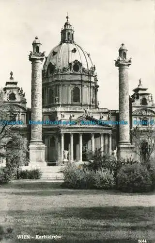 R040304 Wien. Karlskirche. RP. 1968