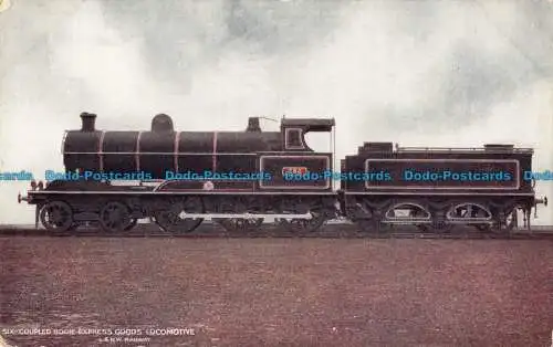 R041322 Sechsgekoppelte Drehgestell-Express-Güterlokomotive. McCorquodale