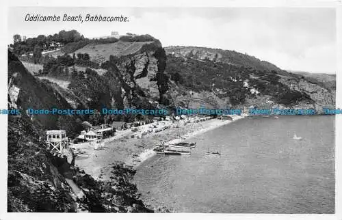 R076836 Oddicombe Beach. Babbacombe. RP