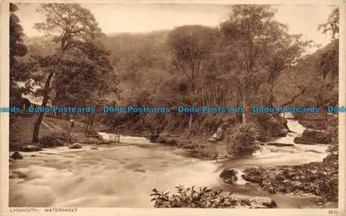 R075158 Lynmouth. Watersmeet. Photochrom. 1934