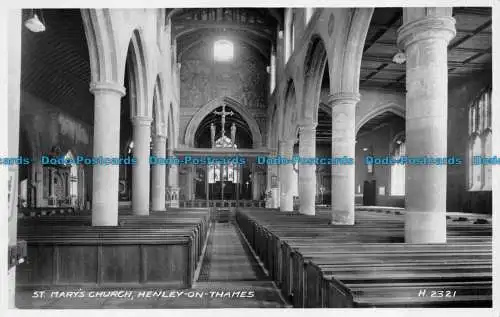 R076852 St. Marys Kirche. Henley an der Themse. Valentinstag. RP