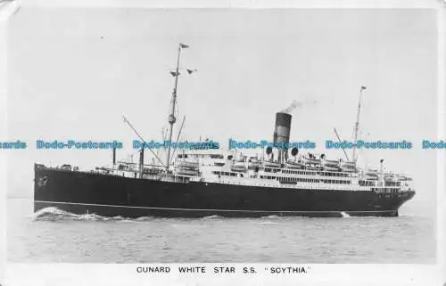 R077690 Cunard White Star S.S. Scythia. RP