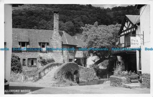 R076322 Allerford Bridge. Serie Blackmore. 1952