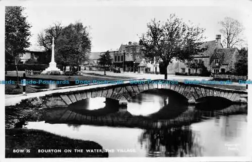 R076323 Bourton auf dem Wasser. Das Dorf. Serie Friths. 1950