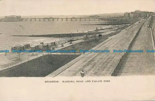 R077699 Brighton. Madeira Road und Palace Pier. 1904