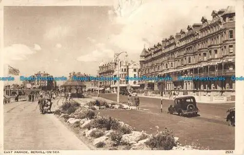 R086372 East Parade. Bexhill on Sea. Präzision. 1954