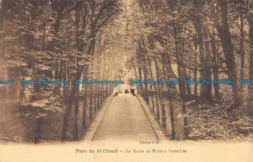 R084930 Parc de St. Wolke. Die Route de Paris nach Versailles