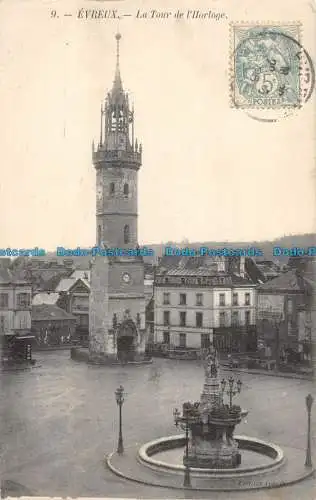 R085418 Evreux. Der Uhrturm. Nr. 9