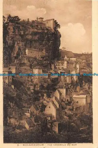 R085422 Rocamadour. Übersicht Süd