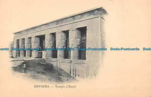 R085926 Dendera. Tempel DHator