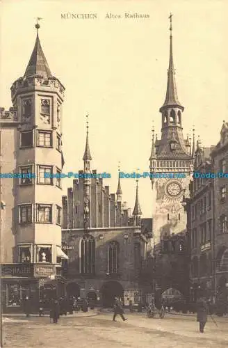 R085932 München. Altes Rathaus. W.H.D