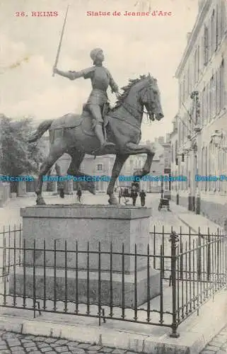 R085477 Reims. Statue von Jeanne d Arc. Nr. 26