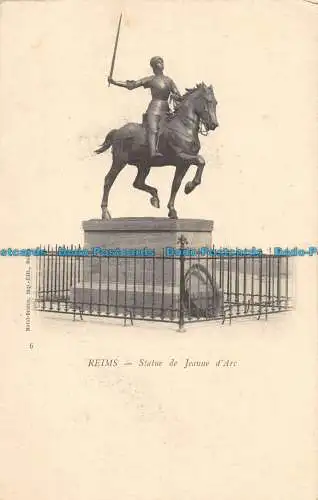 R085478 Reims. Statue von Jeanne d Arc