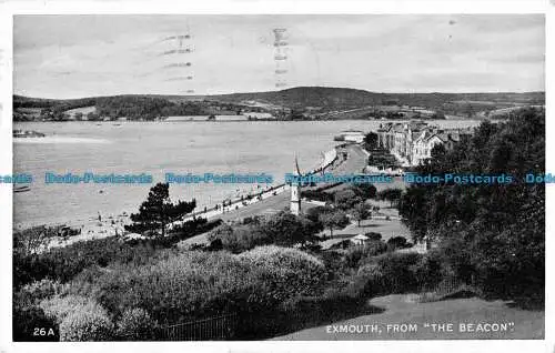 R086455 Exmouth von The Beacon. 1952