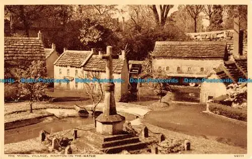 R086459 Das Modelldorf. Bourton auf dem Wasser. Photochrom