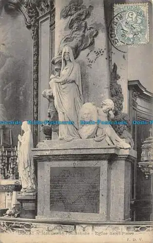 R085493 Douai. Denkmal Pollinchone. Kirche St. Peter. 1906