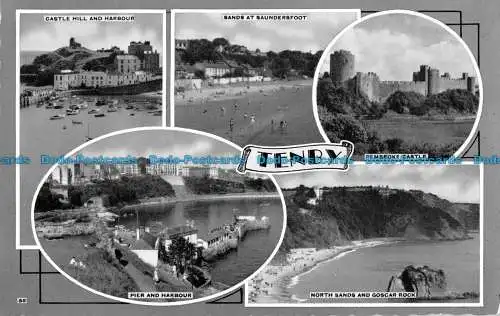 R086474 Tenby. 1952. Multi View