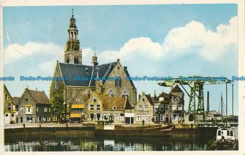 R086514 Maassluis Grote Kerk. 1916