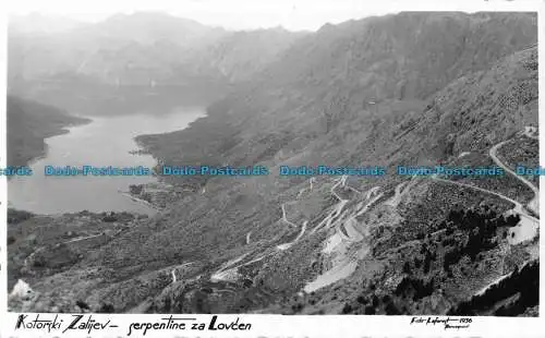 R085553 Kotorski Zalijev. Serpentine za Lovcen. Laforest Hercegnovi