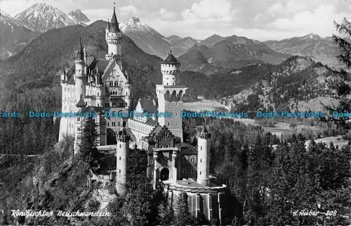 R087213 Königsschloss. Nuschwanstein. H. Huber. Nein. 208