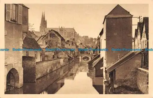 R087229 Chartres. Eure und Loir. LEure an der Pont St. Hilaire. Yvon