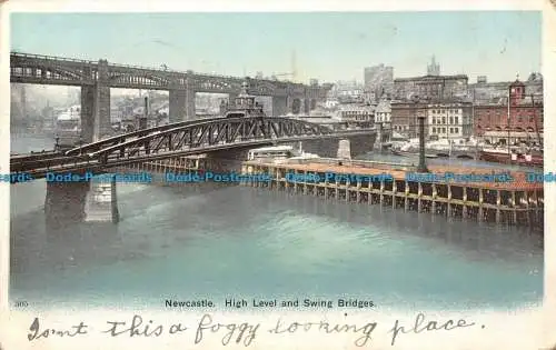 R086585 Newcastle. Hochwertige und Schaukelbrücken. 1903