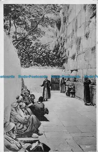 R087243 Jerusalem. Klagespaziergang der Juden. Lehnert und Landrock