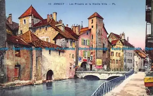 R087249 Annecy. Gefängnisse und Altstadt. PL. Pacalet